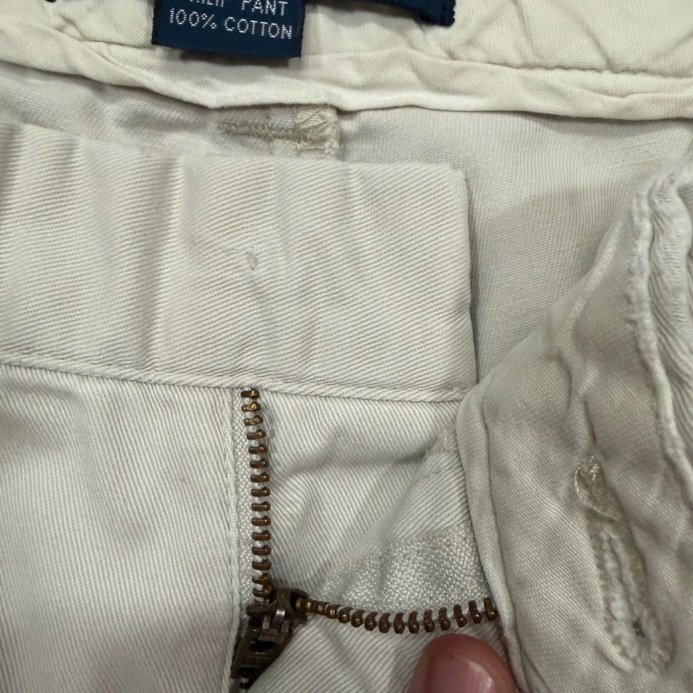 Polo Ralph Lauren Philip Pant Mens 36x34 Beige Cotton Chino Straight Leg Stone
